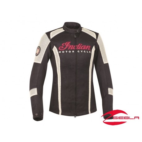 CHAQUETA MUJER PERFORADA - NEGRA BY INDIAN MOTORCYCLE®