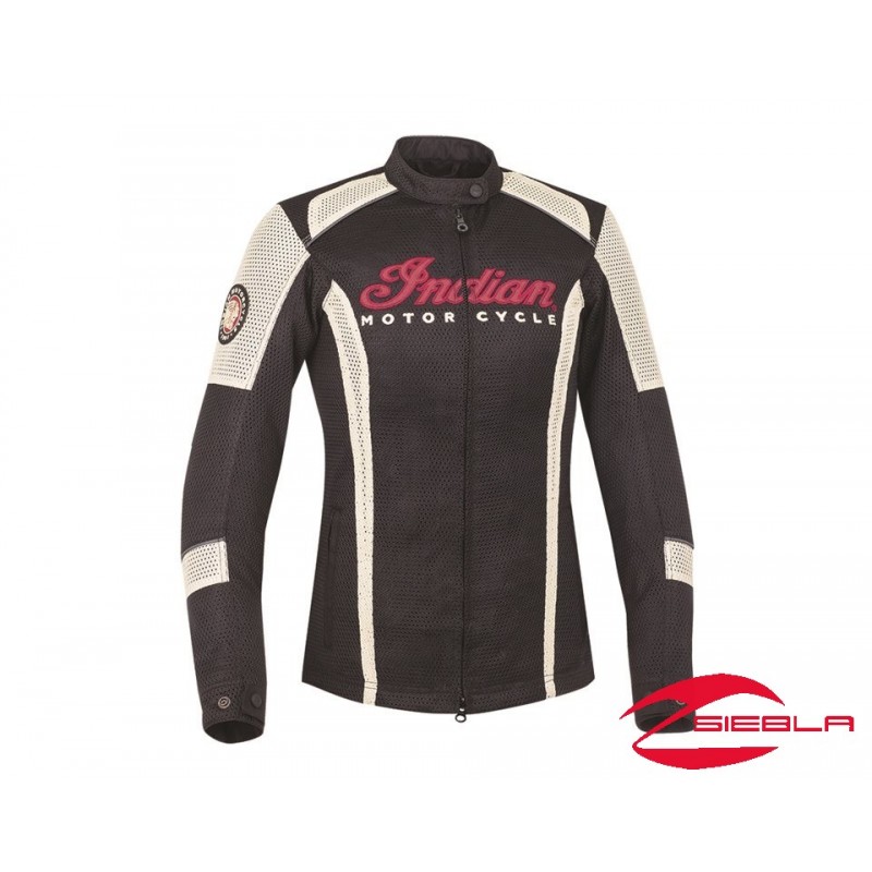 WOMEN'S BLACK LIGHTWEIGHT MESH JACKET BY INDIAN MOTORCYCLE® - INDIAN ...