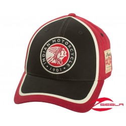 CIRCLE PATCH HAT - RED/BLACK BY INDIAN MOTORCYCLE
