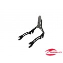 BLACK PASSENGER SISSY BAR BY INDIAN SCOUT MOTORCYCLE