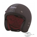 CASCO INDIAN ABIERTO RETRO CARBONO NEGRO