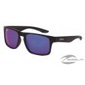 Casual Atlanta Sunglasses with Blue Revo Lens, Black