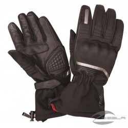  Men's Winter Riding Gloves with Hard Knuckles, Black