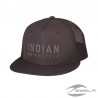 FLATBILL BLOCK LOGO HAT-GRAY BY INDIAN MOTORCYCLES®