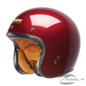  Two Tone Retro Open Face Helmet, Red