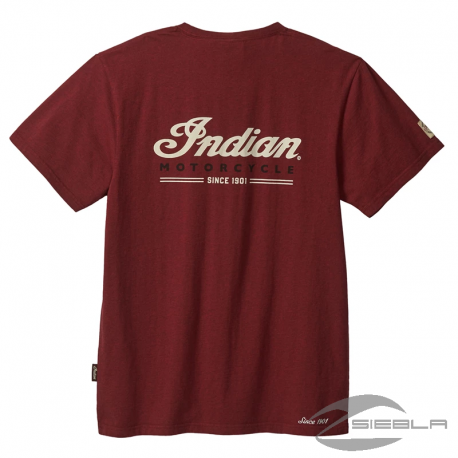 MENS LOGO TEE - RED BY INDIAN MOTORCYCLE