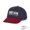 INDIAN MOTORCYCLE HAT WITH BLOCK LOGO