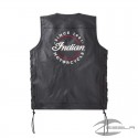 MEN'S WESTERN VEST, BLACK BY INDIAN MOTORCYCLE