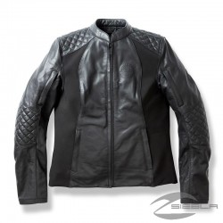 Women's Drew Leather Jacket, Black by Indian Motorcycle