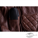 Guantes de equitación Getaway de cuero para hombre, marrón