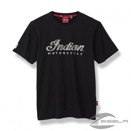 INDIAN LOGO BEIGE T-SHIRT