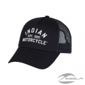 INDIAN MOTORCYCLE BLACK PERFORATED CAP