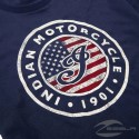 2862882 CAMISETA HOMBRE INDIAN MOTORCYCLE BANDERA AMERICANA AZUL