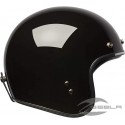 INDIAN RETRO OPEN HELMET IN GLOSS BLACK