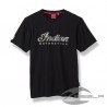 SHORT SLEEVE T-SHIRT WITH LETTER LOGO BLACK BY INDIAN MOTORCYCLE