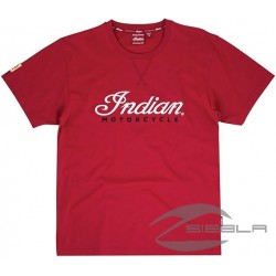 Indian Motorcycle Men's 3D Logo T-Shirt, Red