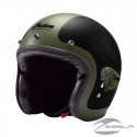 2833196 Casco Indian Motorcycle abierto negro mate y verde