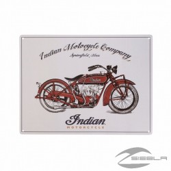 CARTEL METÁLICO SCOUT INDIAN MOTORCYCLE