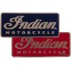 INDIAN MOTORCYCLE - SET OF 2 REFRIGERATOR MAGNETS WITH MOTORCYCLE SCRIPT LOGO