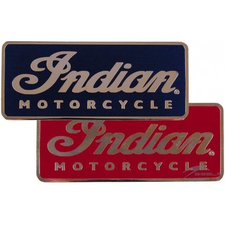 INDIAN MOTORCYCLE - SET OF 2 REFRIGERATOR MAGNETS WITH MOTORCYCLE SCRIPT LOGO