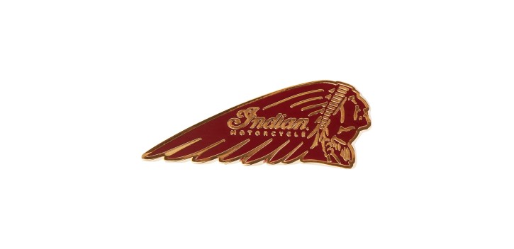 PIN INDIAN MOTORCYCLE ROJO