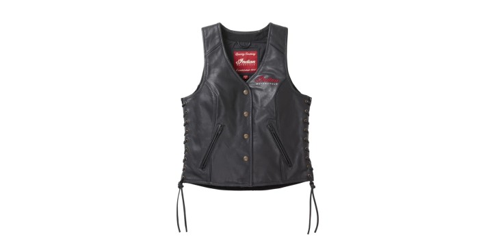 Women's Indian Motorcycle Lindy Leather Vest 286273903