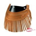 GENUINE LEATHER INDIAN® CHIEF® FRONT MUD FLAP WITH FRINGE – DESERT TAN BY INDIAN MOTORCYCLE®