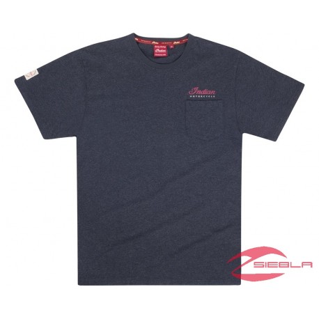CAMISETA CHARCOAL SCRIPT ICON TEE BY INDIAN MOTORCYCLE